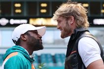 Mayweather Faces Off Logan Jake Paul Brothers June Fight