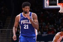 Joel Embiid Philadelphia 76ers Washington Wizards Nba Playoffs