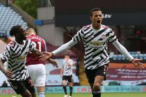Aston Villa 1 3 Manchester United City S Title Celebration On Ice As Red Devils Fight Back