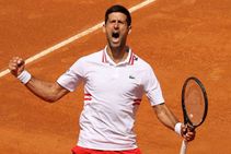Novak Djokovic Rallies Stefanos Tsitsipas Internazionali Bnl Ditalia Rome Atp