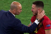 Belgium Roberto Martinez Eden Hazard De Bruyne Euro 