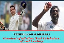 Greatest Of All Time Test Cricketers Of 21st Century Sachin Tendulkar Muttiah Muralitharan Win