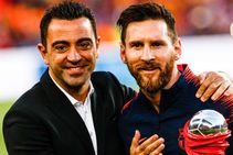 Lionel Messi Xavi Barcelona Laliga Al Sadd