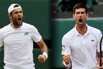 Wimbledon Djokovic On Alert As He Senses Berrettini Final Threat