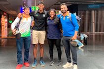 Tokyo 2020 Nethra And Vishnu S Boats Arrive For Olympics