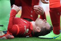 Liverpool Defender Andy Robertson Set For Scan On Pretty Painful Twisted Ankle Klopp