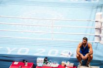 Tokyo Olympics French Super Heavyweight Boxer Sits On Ring Apron In Protest After Disqualification