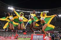 Tokyo 2020 Hat Trick For Thompson Herah Jacobs Doubles Up And Miller Uibo Defends 400m Title