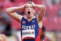 Tokyo Olympics Warholm Gold 400m Hurdles World Record Breaks 46 Second Barrier