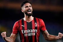 Milan Cagliari Serie A Olivier Giroud Double Maintains Rossoneri Winning Start