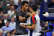 Us Open Auger Aliassime Maiden Major Semi Final Shock Alcaraz Retirement