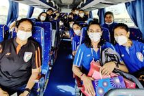 Indian Women S Football Team Lands In Uae For Friendly Matches