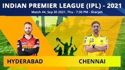 Ipl 2021 Srh Vs Csk Match 44 Toss And Playing 11 Report Sunrisers Hyderabad Chennai Super Kings