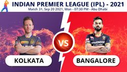 Ipl 2021 Kkr Vs Rcb Match 31 Highlights Kolkata Bangalore Clash In Abu Dhabi