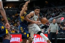 Giannis Near Triple Double Bucks Win Pacers Bulls Remain Perfect