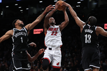 Nba Nets Slip Third Defeat Butler Stars Heat Lebron Less Lakers Downed Okc