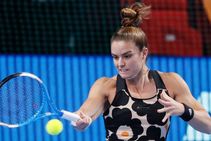 Wta Kremlin Cup Sakkari Beat Halep Sabalenka Out Kontaveit Run