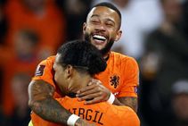 Netherlands 6 0 Gibraltar Depay At The Double As The Oranje Cruise To Big Win