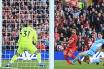 Liverpool Manchester City Salah Scores Anfield Stunner But De Bruyne Spares Champions Report