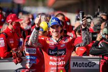 Algarve Gp Bagnaia Clinches Constructors Crown For Ducati In Red Flagged Race