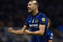 Inter Shakhtar Donetsk Dzeko Half Century Nerazzurri Close In Champions League Last 