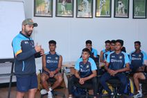 Rohit Sharma Gives Pep Talk To India U 19 Squad As He Undergoes Rehab At Nca With Ravindra Jadeja