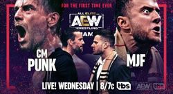 Aew Dynamite World Title Match Cm Punk Vs Mjf And More Announced