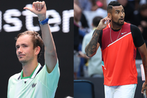 Australian Open Daniil Medvedev Nick Kyrgios Melbourne