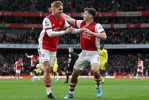 Arsenal 2 1 Brentford Smith Rowe And Saka Nudge Arsenal Closer To Top Four