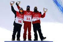 Winter Olympics Parrot Flies To Snowboard Gold While Valieva Lands Historic Jump On The Ice