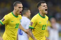 Brazil 4 0 Paraguay Selecao Cruise Victory Coutinho Nets First International Goal 