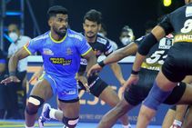 Pkl Stellar Sagar Helps Tamil Thalaivas Decimate Telugu Titans In Southern Derby