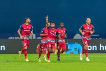 Isl Hfc Vs Jfc Highlights Jamshedpur Pip Hyderabad To Go Top Of The Table With 3 0 Win
