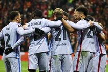 Galatasaray 1 2 Barcelona Pedri Pierre Emerick Aubameyang Fire Xavi Side Through Europa League