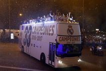 El Clasico Special Real Madrid Celebrations At Cibeles
