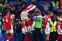 Chelsea Arsenal Nketiah Double Gets Gunners Firing Again