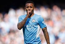 Manchester City 5 1 Watford Jesus Scores Four To Keep Champions Title Bid On Track