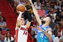 Heat Light Up Hornets Raptors Clinch Playoffs Nba