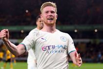 Man City Outstanding De Bruyne Scores Four To Keep Title Bid On Track