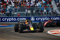 Max Verstappen Bests Charles Leclerc To Win Miami Gp