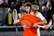 French Open Stefanos Tsitsipas Through Against Complete Player Zdenek Kolar