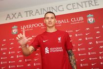 Darwin Nunez Erling Haaland Liverpool Former Almeria Coach