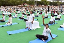 International Yoga Day 2022 Pv Sindhu Leads Sporting Fraternity To Spread Awareness