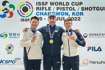 Issf World Cup Mairaj Khan Scripts History With India S First Ever Skeet Gold Medal