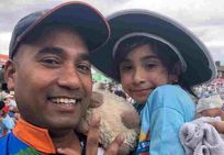 Rohit Sharma Six Bruises Little Girl In Oval Stands Young Lady Fine After Medical Attention