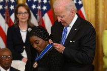 Simone Biles Becomes Youngest Medal Of Freedom Recipient Megan Rapinoe First Footballer Honoured