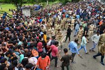 India Vs Australia Four Injured As Stampede Breaks Out During Ticket Sales For Third T20i Hyderabad