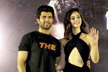 Watch Vijay Deverakonda Ananya Panday Relive India Pakistan Rivalry Ahead Of Asia Cup Blockbuster