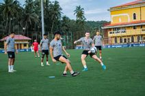 Isl Feature Fc Goa Fans Ready To Paint Fatorda Fortress Orange