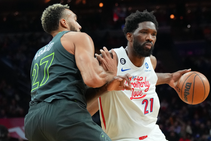 Nba Joel Embiid Injury Scare 76ers Timberwolves Trae Young Hawks Ot Buzzer Beater